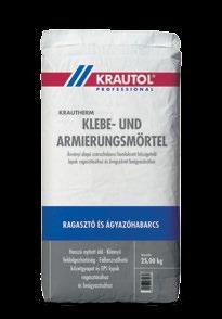 - Krautherm KLEBE und Armierungsmörtel (Limitált kiadás) Ásványi alapú szárazhabarcs homlokzati hőszigetelő lapok ragasztásához és üvegszövet beágyazásához Cikkszám: 932813 2in1 Ragasztó és