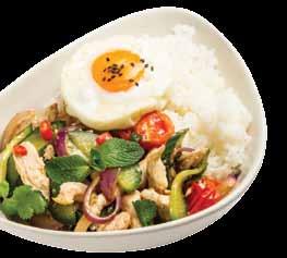 speciality with steamed rice, fried egg, oyster sauce and... csirkével chicken 2.