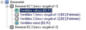 Kapcsolatok áthelyezése Amikor több kimenet hozzá van kapcsolva egy bemenethez, lehetőség van a kapcsolatok sorrendjén változtatni.