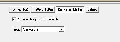 A készenléti kijelzés használata opció bekapcsolása esetén, megadott idő után a kijelző átvált készenléti (képernyővédő) üzemmódra.