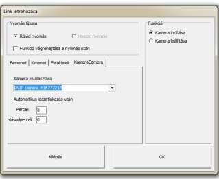 Lehetőség van egy meghatározott idő utáni automatikus lekapcsolásra. IP kamera kezelés A Projekt > IP kamera kezelés menüpont segítségével megnézheti a rendszerbe illesztett kamerák listáját.