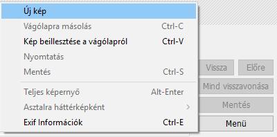 1. Szerkesztő: A Szerkesztő funkció az, amely egy általános képszerkesztő program műveleteire képes.