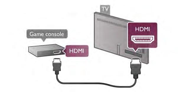 Játék konzol Rögzítés Az adás szüneteltetéséhez vagy rögzítéséhez legalább 250 GB szabad területtel rendelkező merevlemezre van szükség. HDMI A TV-készülékhez egy játékkonzol csatlakoztatható.