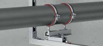 M8, M10 28 mm 1,75 kn 54 mm 0,59 kg 10 337115 Keresztirányú csúszómegfogás MRG-UK D Két irányban történő elmozdulást tesz lehetővé az MRG segítségével 300 C-ig