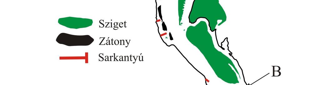 távolabb, amely szintén elősegítheti a hordalék lerakódását (5.31. ábra)