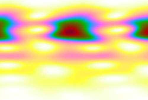A transzformációkorlátozott pulzusokhoz tartozó valószínûségeket folytonos fekete vonal jelöli, míg a pozitívan, illetve negatívan csörpölt impulzusokkal kapott eredményeket rendre kék szaggatott és