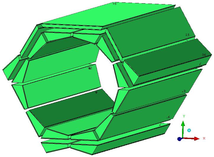 A geometria megépítése után el kellett készítenem a hálót.