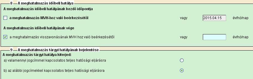 blokkban lenyíló menüből kell kiválasztani a megfelelő pontot. Jogcím (intézkedés) kiválasztása után kattintson az Új jogcím felvétele gombra.