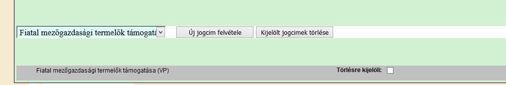 Ha több jogcímet akar kiválasztani, akkor a lenyíló listából válassza ki a következő jogcímet, majd kattintson ismét az Új jogcím felvétele gombra. A 11-12 és 14.