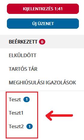 1 Új címke létrehozása Címke létrehozásához válassza a Címkezelés funkciót, majd kattintson az Új címke létrehozása linkre.