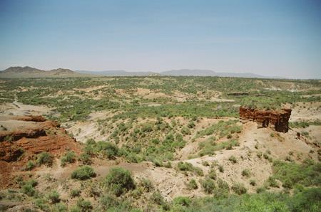 terület bejárását Olduvai szakadék Változik a