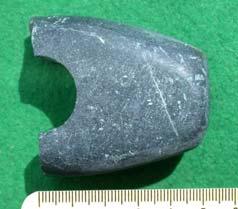 lidit Kavics eredetű mészkő kőeszközök Miháldy gyűjtemény Lidit Miháldy