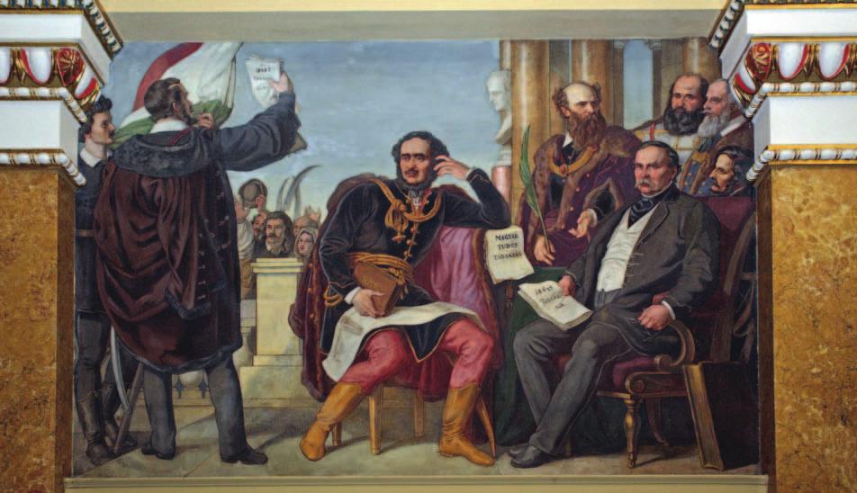 A Magyar Nemzeti Múzeum falképeinek programját 1866- ban tette közzé Lotz Károly és Than Mór.
