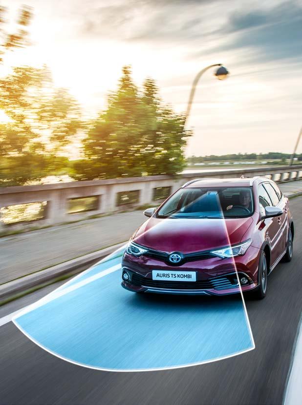 7 Toyota Safety Sense Az intelligens Toyota Safety Sense rendszereivel az Auris Freestyle mindig készen áll, hogy megóvja mindazt, ami Önnek a legértékesebb, és hogy még kényelmesebbé tegye a