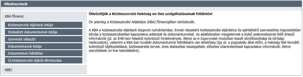 3. A Dokumentum feltöltése menüpont kiválasztása 4.