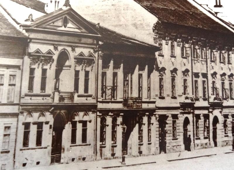 Obr. 2 Berzeviczyho palác okolo roku 1871.