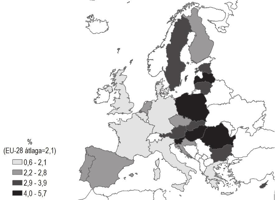 14 A KSH JELENTI 2018. I. félév A GDP volumenváltozása az uniós tagállamokban, 2018. II. negyedév* (az előző év azonos időszakához képest, szezonálisan és naptárhatással kiigazított adatok alapján) 3.