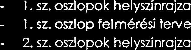 tart6szerkezeti es technol6giai mfiszaki leiras - I. sz.