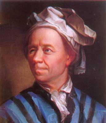 Leonhard Euler (1707-1783) diplomamunkája: Descartes és Newton nézeteinek összehasonlítása Johann Bernoulli témavezetésével (1723) Mechanika (1736) a newtoni