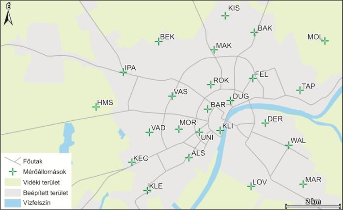 131 C körül alakul, míg az éves csapadékösszeg jellemzően 500 mm körüli.