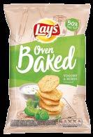 Lay s chips Oven Baked Joghurtos zöldfűszeres Chio chips - Hagymás-tejfölös - Sajtos 75 g, 3187 /kg - Tengeri sós és Olivaolajos 70 g,