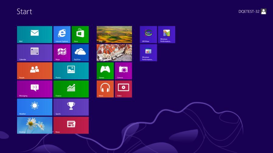 Windows 8 Indítsa el a Windows 8-at Kattintson jobb gombbal, majd kattintson a Minden alkalmazás elemre a kijelző jobb alsó sarkában.