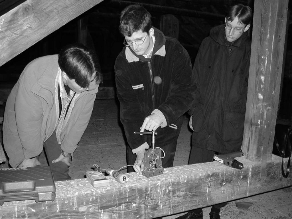 At the University of West Hungary, an independent course deals with wood NDT, whose basis was a systematic research work on nondestructive testing of wood that started in 1989.