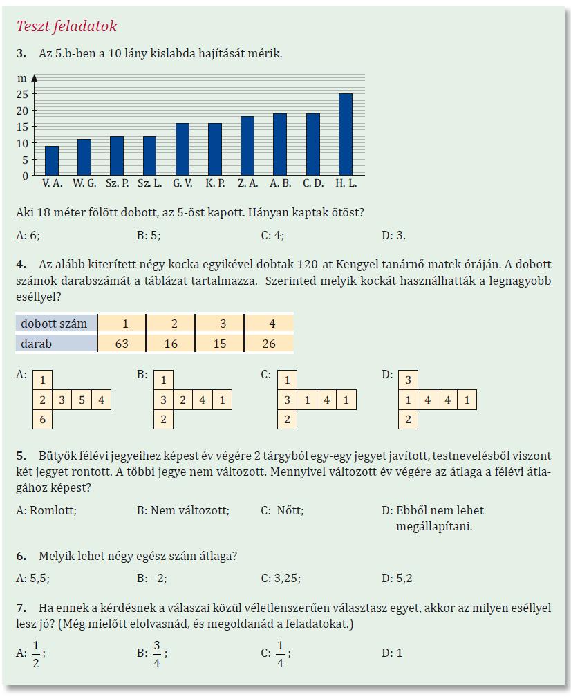 Tesztfeladatok Érdemes alkalmazni, egyrészt a gyors ellenőrizhetőség miatt (a leckékben új ismeretek után rögzítést segítő feladatként).