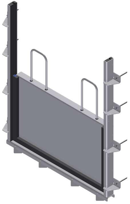 10 9 8 7 6 4 3 2 1 Csatorna zsilipek Sluice Gates Wehrschütze Beépíthető táblák Insertion weir (Stop board) Steckschieber (Handschieber) KSS Horonyba szerelt Rebate mounted