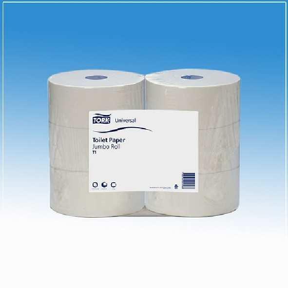BKH9031311 Kétrétegű mini jumbo WC papír, fehér, D190 mm-es tekercsben.