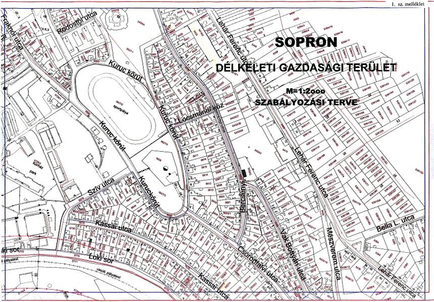 1. melléklet a Sopron Megyei