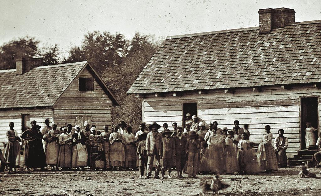 Rabszolgák a dél-karolinai Beaufortban, a Smith-ültetvényen Az iskolahálózat kiépítésével az amerikaiak négyötöde tudott írni-olvasni a század közepére.