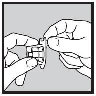 Az egyik alkoholos törlőkendővel törölje le az injekciós üveg dugóját. NE érintse meg az injekciós üveg dugóját, miután letörölte azt az alkoholos kendővel!