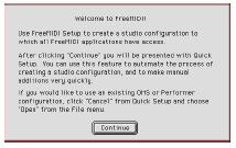 FreeMIDI beállítások Ha más MIDI-eszközöket is csatlakoztatott, akkor először kapcsolja ki mindegyiket, majd végezze el a FreeMIDI beállításokat a következők szerint.