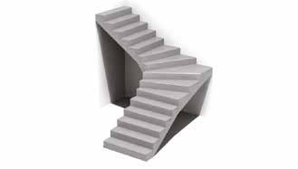 Alaprajzi elrendezés szerint két fő típus van: egyenes karú lépcső; húzott karú lépcső.