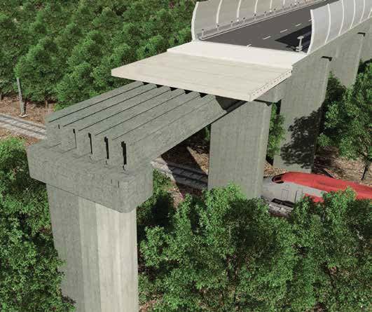 EN 0- EN 0- (C) SURFACE PROTECTION SYSTEMS FOR CONCRETE 7 8 Hídszerkezet helyszíni pillérekkel összeépítve előre gyártott szerkezetekkel 7.