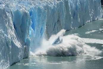 A nyugat-antarktiszi jégself összeomlása: minimum 300 év. A jég vékonyodására itt a műholdas mérések mellett az elmúlt időszakban megfigyelt hatalmas jégtábla-leszakadások is utalnak. Az ún.