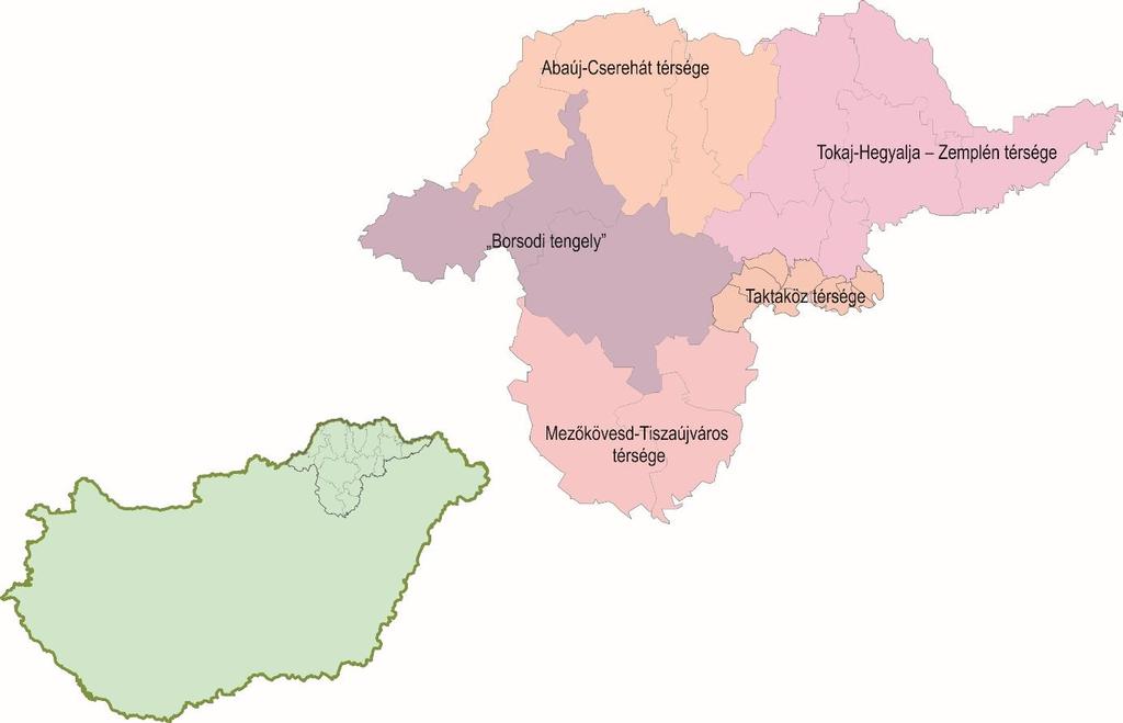 BORSOD-ABAÚJ-ZEMPLÉN MEGYE INTEGRÁLT TERÜLETI PROGRAMJA 2014-2020 A célrendszer kapcsolata az Országos Területrendezési Tervvel (továbbiakban: OTrT) A területfejlesztési koncepció teljes mértékben