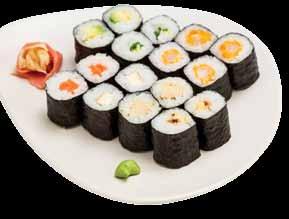 Maki valogatas I Maki selection Sakusei (16 db 16 pcs) 2 lazac maki,
