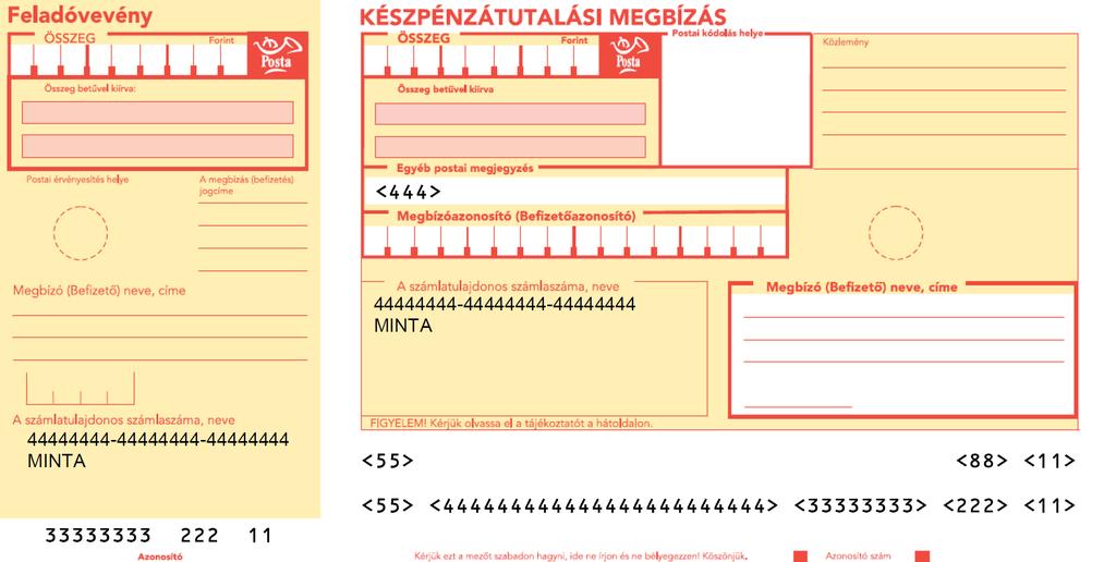 A Magyar Posta Egyes Pénzforgalmi Szolgáltatásainak Általános Szerződési Feltételei 4.