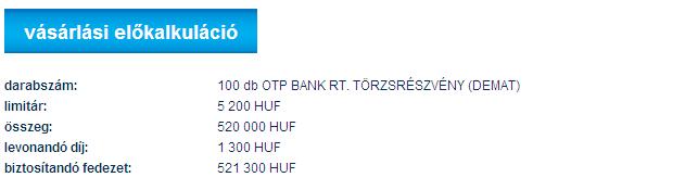 A megbízás rögzítésére kizárólag a jognyilatkozat elfogadása esetén van lehetősége, melyet az felirat melletti checkbox kipipálásával tud megtenni. Ennek hiányában a megbízás rögzítése nem lehetséges.