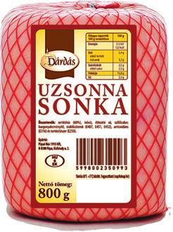 Dárdás Uzsonna sonka 800 g, 911 kg 800 g -36% 249 159-25% 399 299 kg -17% 879 729 GYŰJTSE