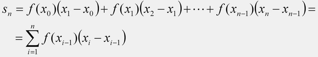 Ha f monoton növekvő és korlátos az [a,b] intervallumon, akkor az felosztáshoz tartozó