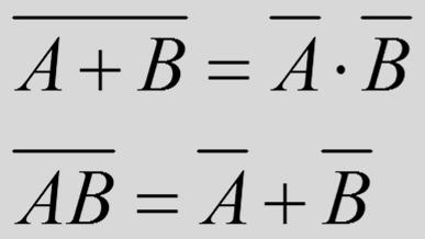 Tétel: Egy Boole-algebrában érvényesek a De