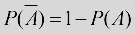 Tétel: Ha egy A esemény valószínűsége P(A), akkor Biz. Mivel A és az ellentettje teljes rendszert alkotnak, ezért a III.