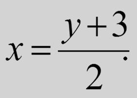 Példa 1: Adjuk meg az f(x) = 2x 3 függvény inverzét! D f = R f = R.