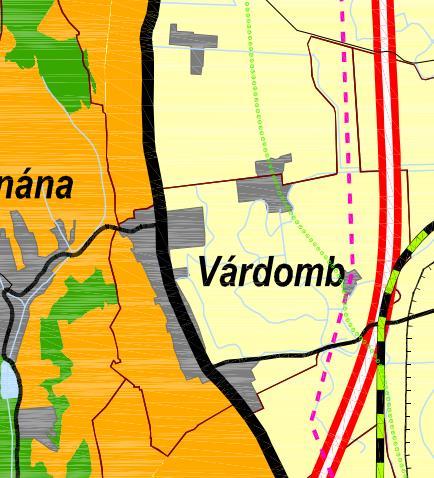 3.4. Tájképvédelmi szempontból kiemelten kezelendő terület (OTrT 14/A. ): A község nyugati, dombvidéki része érintett. 3.5. Világörökségi és világörökségi várományos terület övezete (OTrT 14/B.