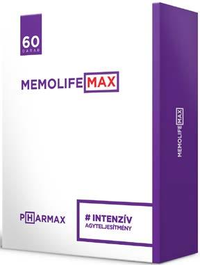 -30% Pharmax MEMOlife MAX kapszula 60 db Az intenzív
