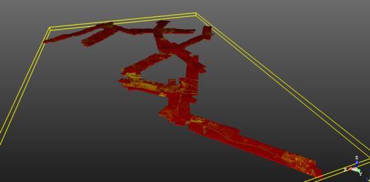 lekezelésével / Aerial 3Dscanning, with multi-target solution Klasszifikált pontfelhő illesztésének