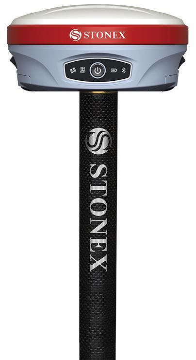 A Stonex S900A RTK GNSS vevő / The Stonex S900A RTK GNSS receiver Multi-konstellációs vevő: NAVSTAR,GLONASS, GALIELO, BeiDou Multi-constellation: NAVSTAR,GLONASS, GALIELO, BeiDou WebUI: Bármilyen